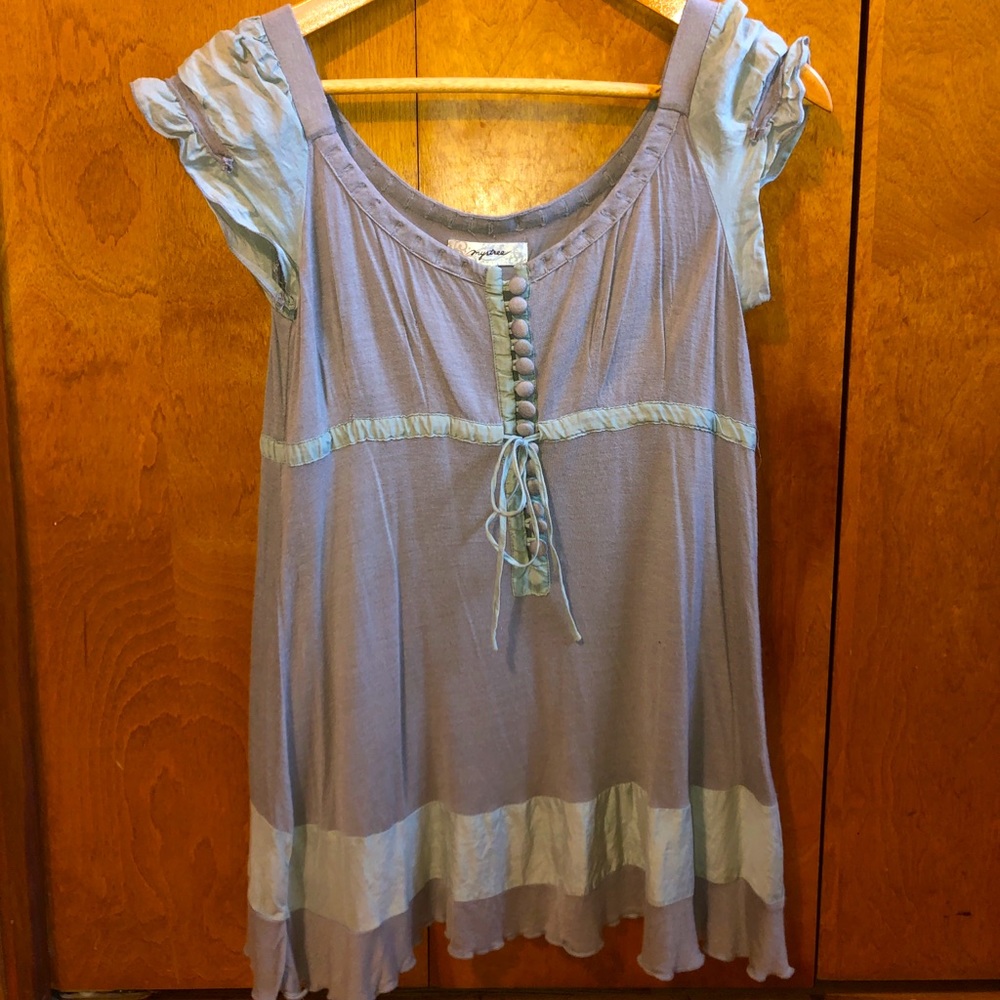 Babydoll style top with delicate details
